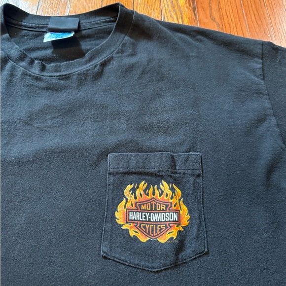1988 Harley-Davidson Single Stitch Vintage Pocket T-Shirt - Picture 11 of 15